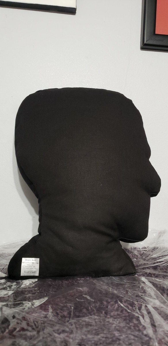 Brain Dead Logo Head Cushion/Pillow - Black/White Brand New DS | eBay