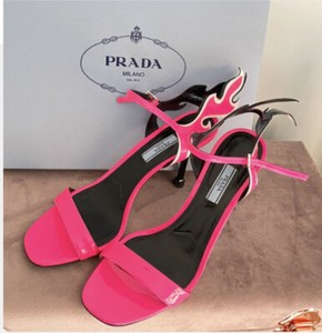prada pink heels