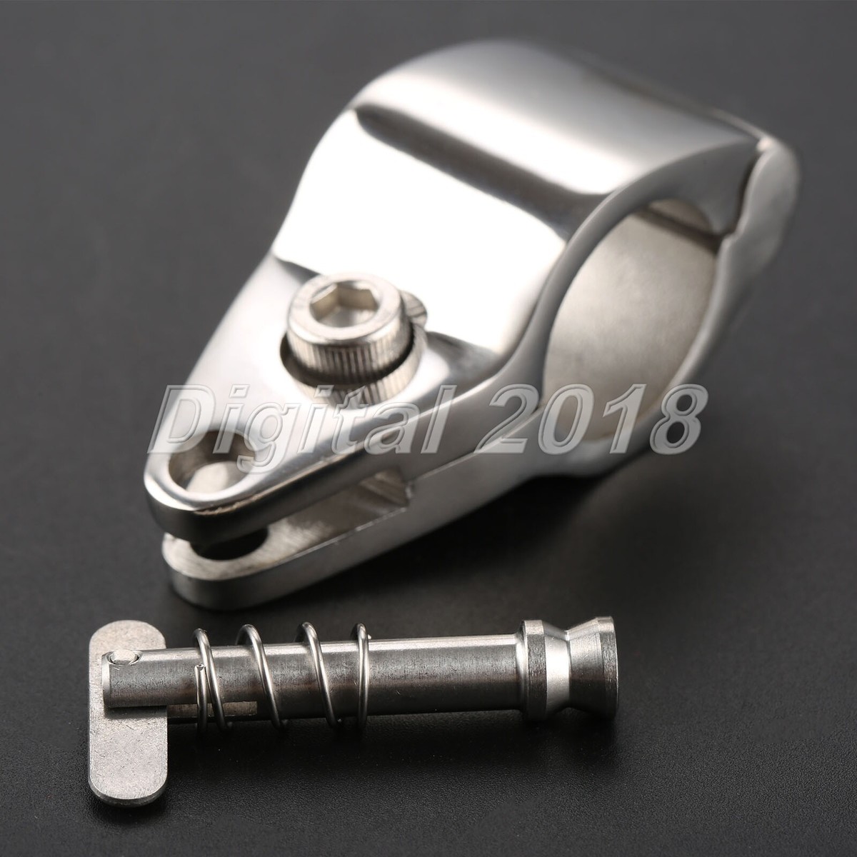 7/8" Marine Boat Yacht Hinged Jaw Slide Stainless Bimini Top Fittings Hardware E - Foto 8