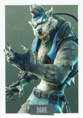 Panini Fortnite Serie 1 2019 Sticker Epic Games Sticker Nr. # 256 Dire