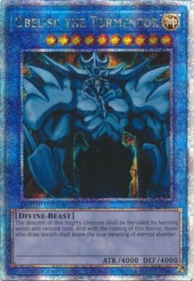 OBELISK THE TORMENTOR *** QUARTER CENTURY SECRET RARE LC01-EN001