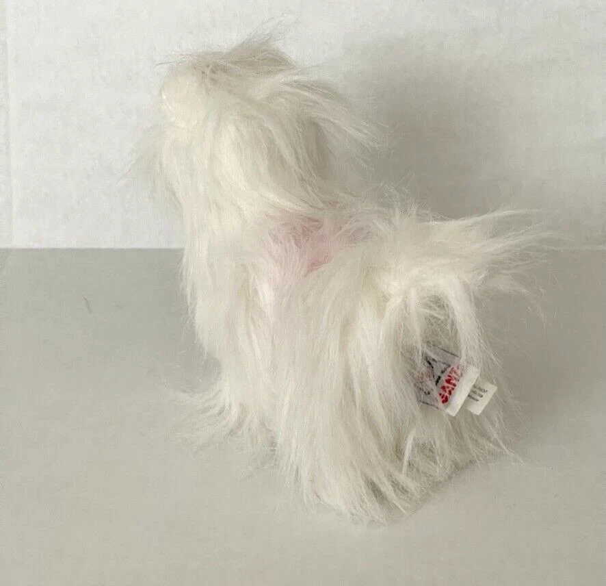 Ganz Webkinz Lil' Kinz Plush Yorkie HS070 White Stuffed Toy Animal No Code - Image 4 of 4