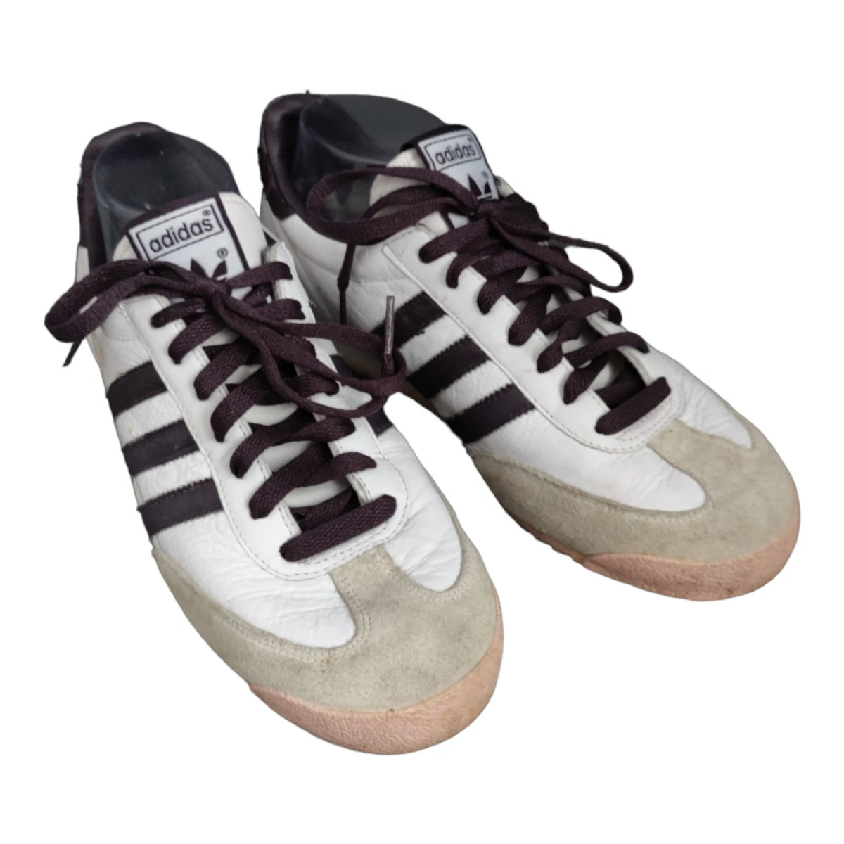 fjer Pædagogik Efterår Adidas Women&#039;s leather Originals Dragon Og Trainers white/purple/Pink  3 stripes | eBay