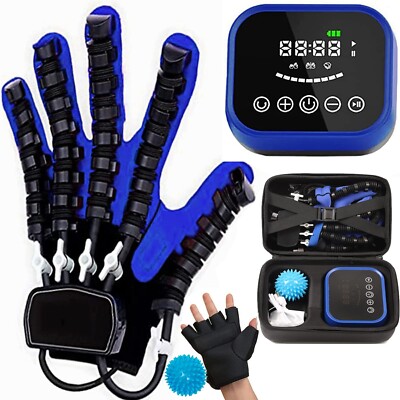 (Left+Right) Hand Function Rehabilitation Robot Gloves for Hemiplegia Recovery