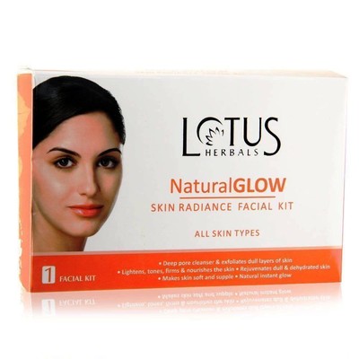 Lotus Herbals Natural Glow Kit Skin Radiance Facial Kit | 50 Gram