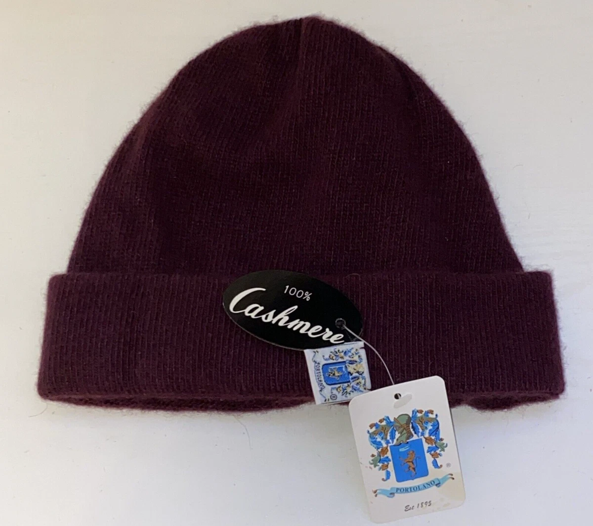 Portolano women cashmere beanie hat NWOT CASHMERE BEANIE WITH STONES – PORTOLANO main image 4