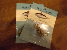 2- Blue Fin Lures Size 7 (495lb test) Nickel Ball Bearing Swivels w/ Solid Rings