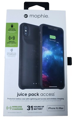 Mophie Juice Pack Access Ultra Slim Wireless Battery Case iPhone Xs Max 2,200mAh