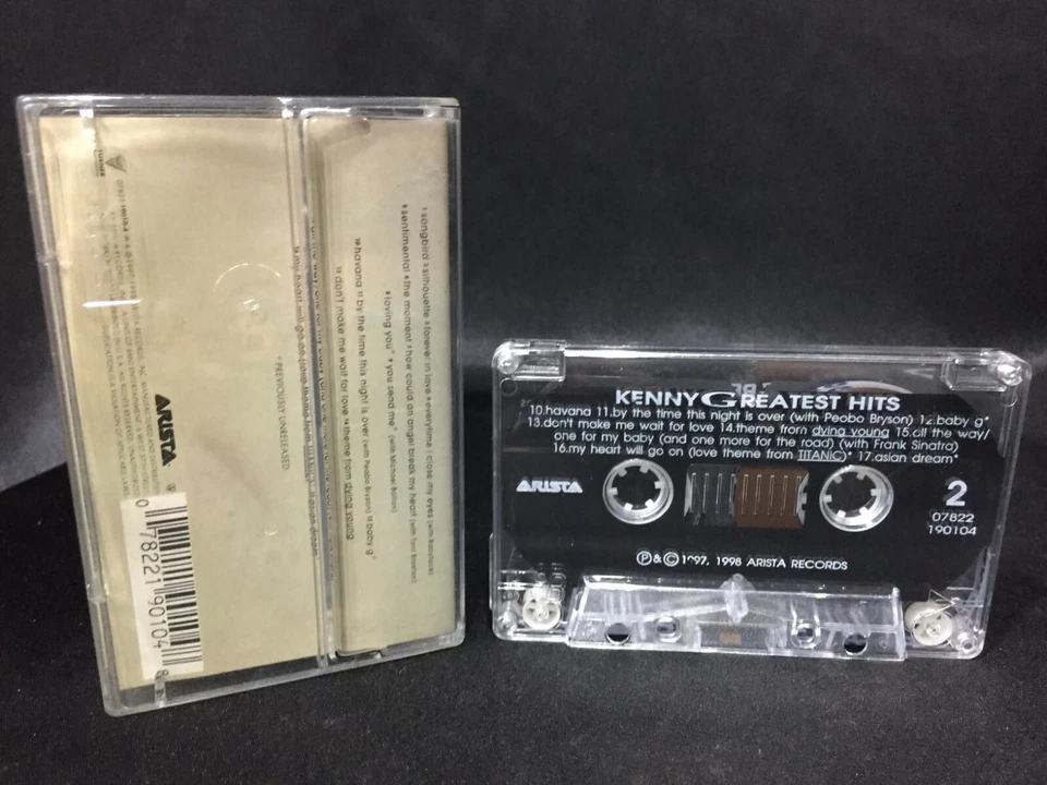 Kenny G Greatest Hits Cassette Tape (Arista 1997) Smooth Jazz - Image 2 of 3