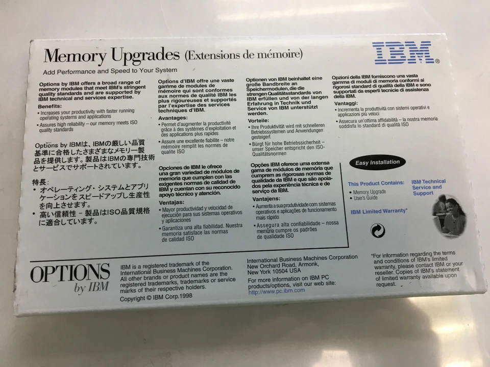 IBM 01K1137 64MB PC100 168Pin Unbuffed SDRAM DIMM Memory *NEW* - Image 4 of 4