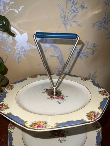 Henry Tatton & Son Ltd Edinburg -Art deco 2 tier cake display -stand-marked - Picture 7 of 11
