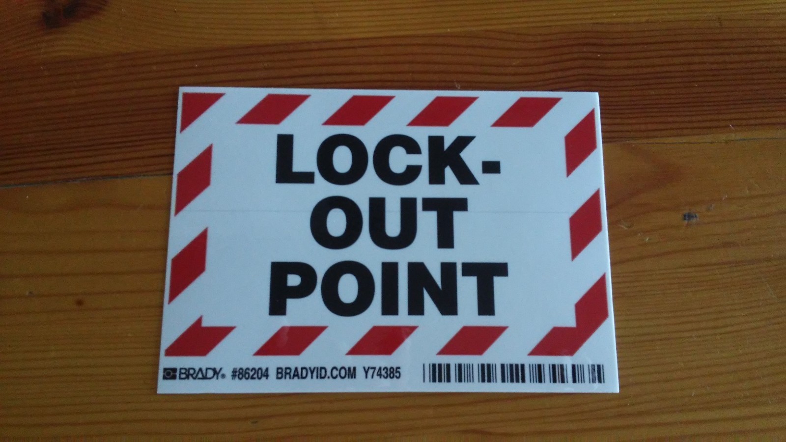 BRADY OSHA MSHA DECAL STICKER LOCK OUT TAG OUT POINT ELECTRICAL 🔥 eBay