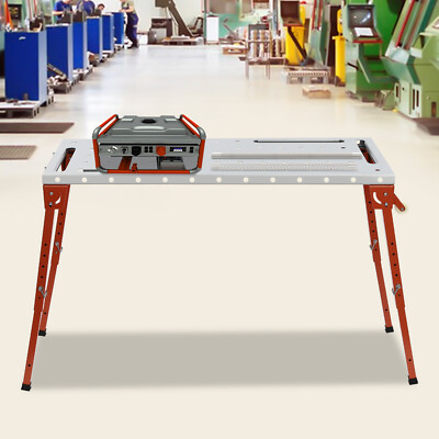 1000lbs Portable Welding Table Workbench Table, Folding Work Bench for Sawing