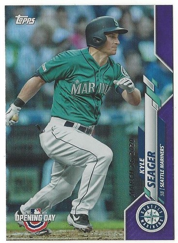 2020 Topps Opening Day Purple Foil Parallel Meijer Exclusive - U Pick You Pick - Picture 60 of 154