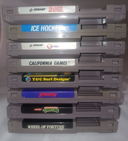 Nintendo NES lot of 39 games Contra, Mike Tyson's, Castlevania 1 & 2, Ghosts 'N