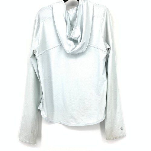Athleta Girl Full Zip Activewear Jacket Girls Size Large Pale Blue Hoodie *READ - Picture 2 of 9