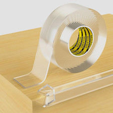 Clear Edge Protector Strip 1.18 Inch x 9.84 FT Self Adhesive Furniture Guard Tap