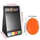 WinSpin 41x25" Large Prize Drop Board Disk Game 24 Playing Pucks Carnival Party — photo 8