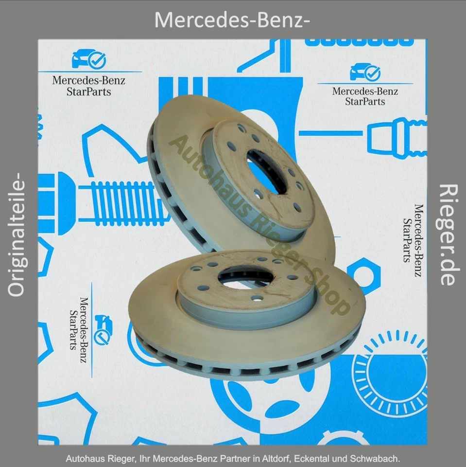 Mercedes-Benz StarParts-Bremsscheiben-Satz, VA für E-Klasse W211 E500 4Matic - Bild 1 von 1