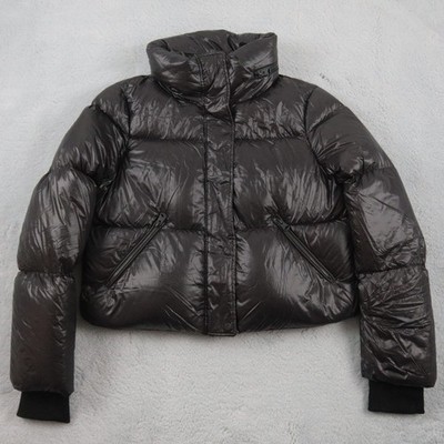 Mackage Daunenjacke Damen Gr. M Puffer Cropped Kurzmantel Quilted Down Designer