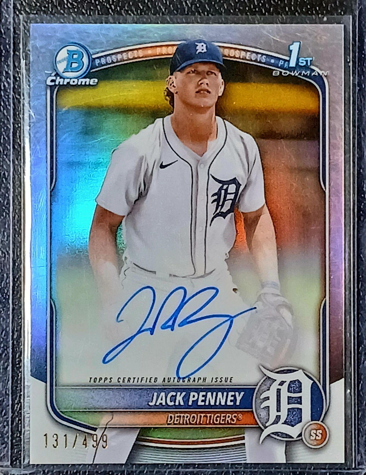 2025 Bowman - Jack Penney 1st Bowman Chrome Refractor Auto /499
