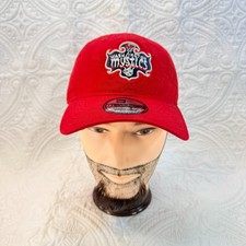 New Era Washington Mystics WNBA 9TWENTY Adjustable Strapback Hat Red Team Logo