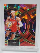 2023-24 Panini Select WNBA Premier Red Ice Brittney Sykes Washington Mystics