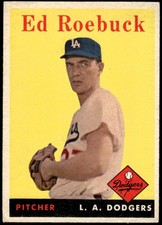 1958 Topps Ed Roebuck #435 Dodgers
