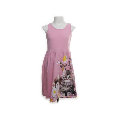 H&M, Kleid, Größe: 134/140, Pink, Baumwolle, Mädchen #rJC