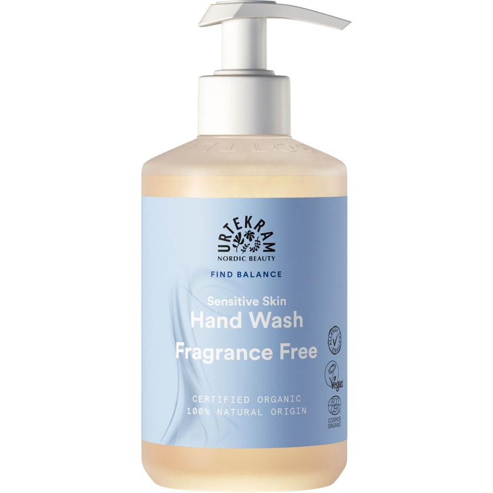 Urtekram Duftfreie Handseife für empfindliche Haut, 300 ml | COSMOS ORGANIC zertifiziert; Aloe Vera pflegt bei sanfter Reinigung ohne Duftstoffe - Bild 2