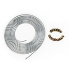 <!--F#f_0-->25ft Silver Brake Line Kit with Copper Brazing and Double Wall Construction<!--F/-->