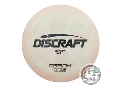 USED Discraft ESP Crank 174g Peach-Sage Black Stamp Distance Driver Golf Disc