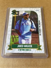 Signed 2025 Eugene Emeralds Jared Walker  Giants Autographed