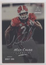 2018 Panini Luminance Draft Day Signatures Silver Nick Chubb #RI-NC Auto 07lk