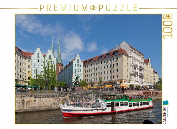 Calvendo Puzzle Nikolaiviertel | 1000 Teile Lege-GrößE 64 × 48 Cm Foto-Puzzle Fü-image