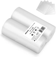 [2024 Q4] 11" x 50' Vacuum Sealer 11 × 50' (2 Packs), transparent 