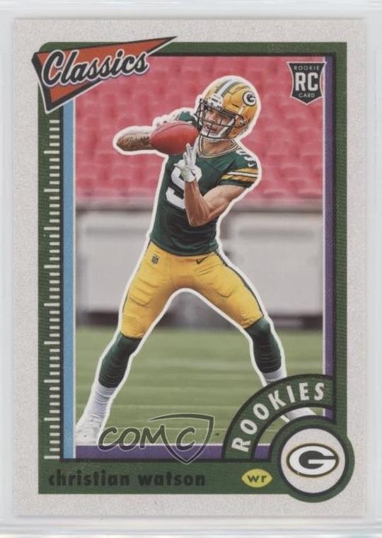 2022 Panini Classics Rookies Christian Watson #177 00jz
