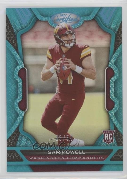 2022 Certified Rookies Mirror Teal /50 Sam Howell #106 0s55