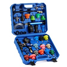 Omt 33 Pcs Radiator Pressure Tester Coolant Vacuum Purge Refill With 23 Adapters