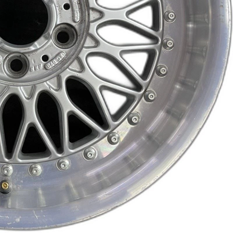 BMW Silver And Polished Lip 525i 530i 540i OEM Wheel 17” 2001-2003 Rim 59255 - Image 4 of 4