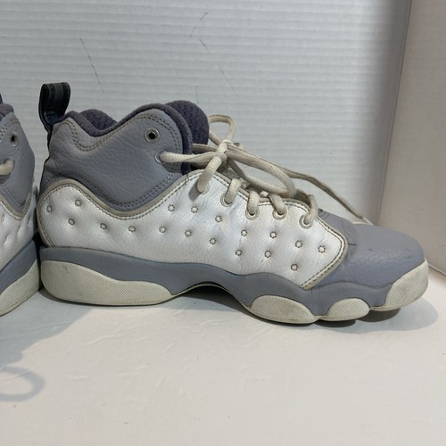 Jordan Jumpman Team 2 Mid Gray GS Size 6Y Basketball Shoes Sneakers 820273-103 - Picture 4 of 11