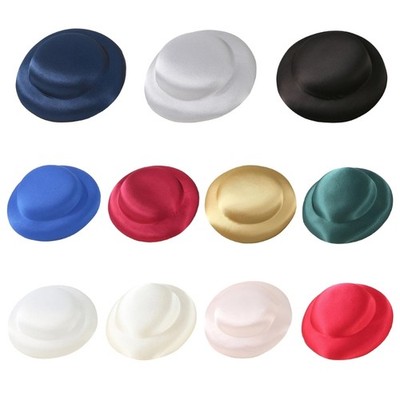 Pillbox Hat Fedoras Top Hat Fascinator Base Hat for Women Casual Wear