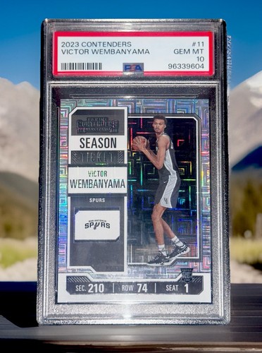 2023-24 Panini Contenders Victor Wembanyama Mojo #11 (RC) PSA 10 *MASONCARDS*