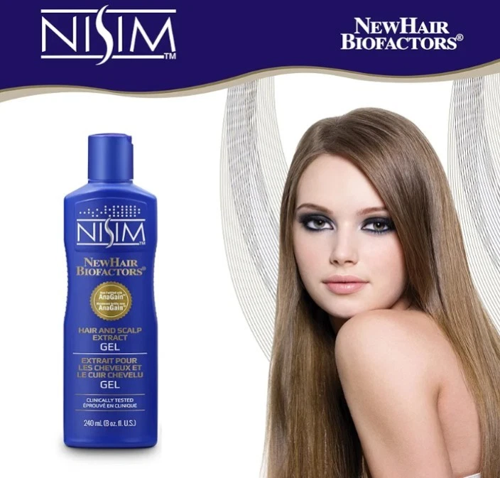 Extracto de cabello y cuero cabelludo Nisim 8 oz gel EXP 7/26 Foto 3 de 4