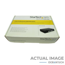 Nuevo conmutador KVM USB VGA USB de 4 puertos Startech SV431USB con concentrador - 1U montable en rack