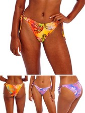 Freya Miami Sunset Bikini Brief Tie Side High Leg Low Rise Adjustable Swimwear