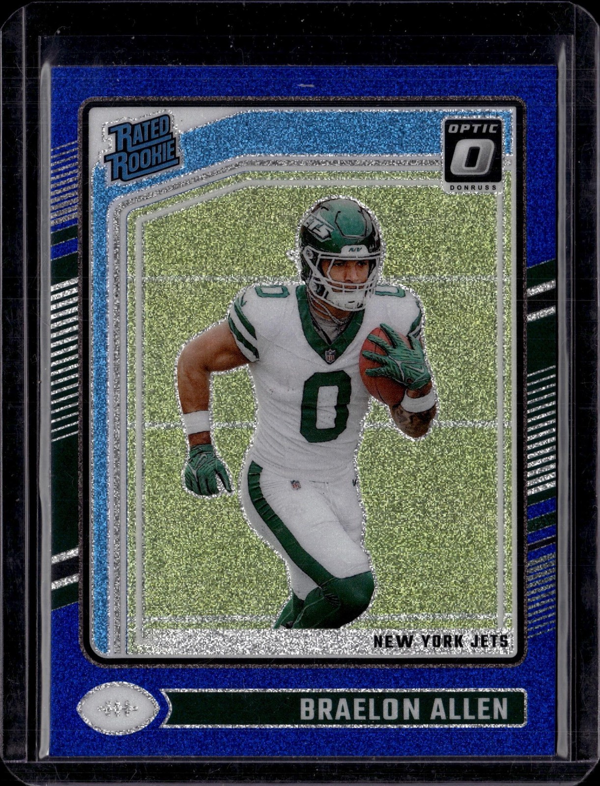 2024 Donruss Optic #211 Braelon Allen Blue Glitter