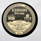 CHARLIE KERR’S ORCH.  ‘MAD' EDISON DIAMOND DISC, EDDIE LANG 1923, HOT!