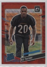 2023 Panini Donruss Rated Rookie Optic Preview Red Wave Prizm DJ Turner 1i5t