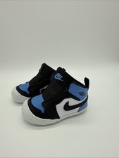 Air Jordan 1 Crib Booties Infant SZ 3C University Blue/Black/White AT3745-400